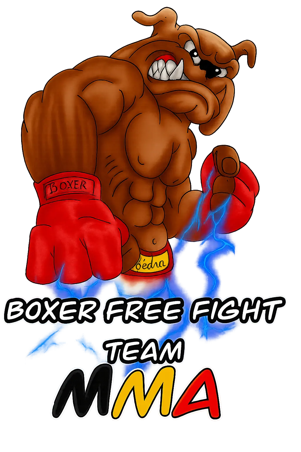 Boxer Free Fight Team logo
